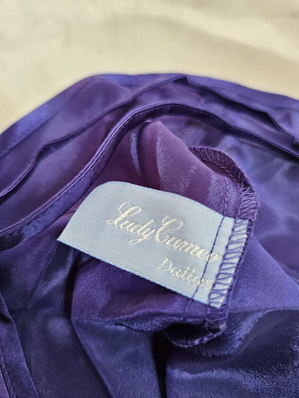 Satin Halter Maxi Dress in Royal Blue - Picture 6 of 8